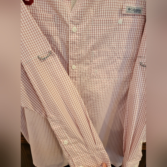 Men's PFG Super Tamiami Fishing Shirt. Embroidered OU - Picture 4 of 15